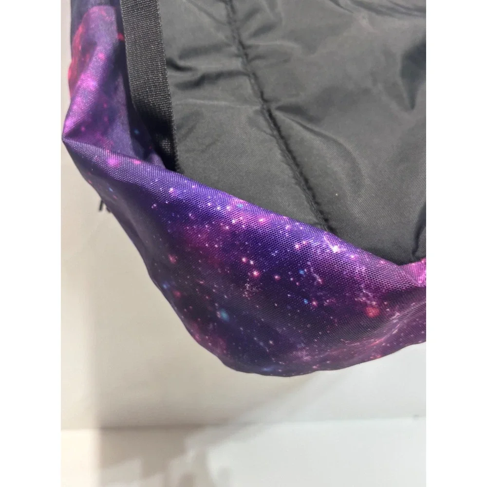 JanSport Mini Backpack Kids One Size Purple Galaxy Nebula Print Half Pint